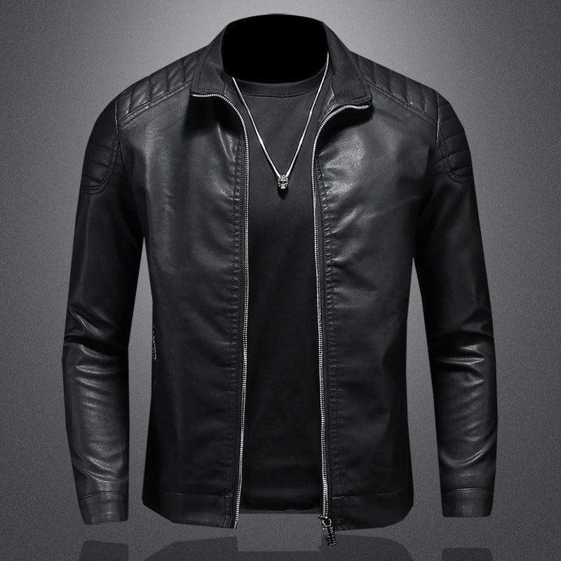 Men's Leather Motorcycle Jacket