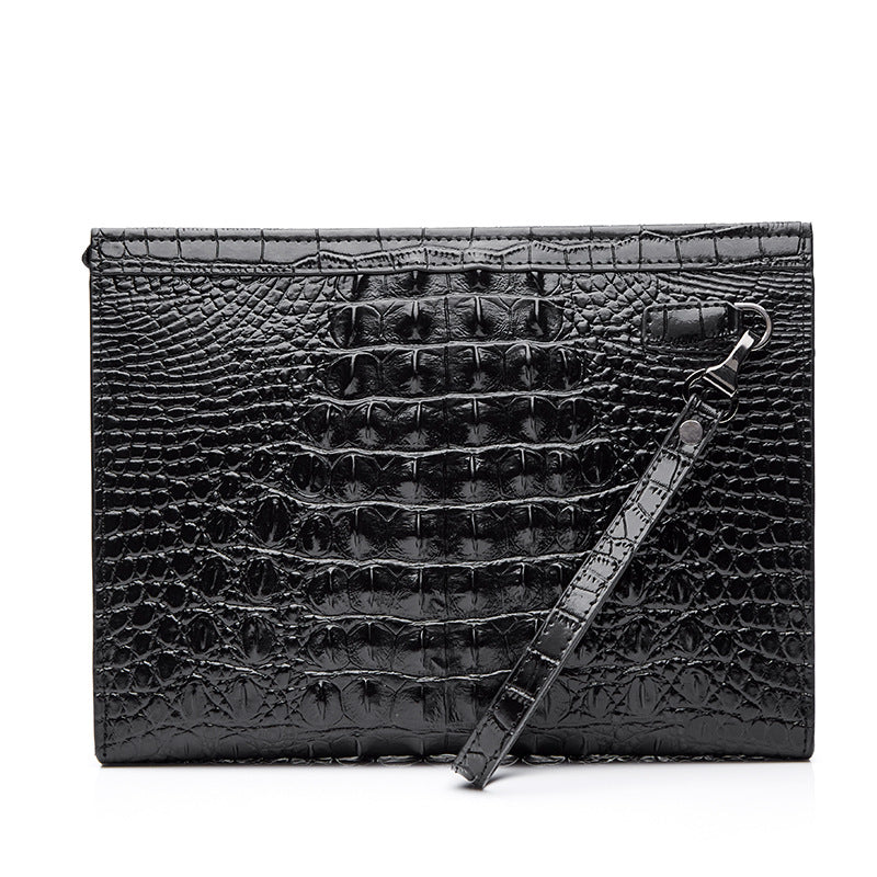 Leather Large Capacity Business Casual Clutch