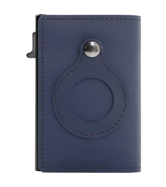 Mens AirTag Anti Theft Card Holder Wallet