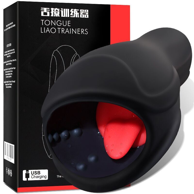 Tongue Trainer Automatic Male Airplane Massager