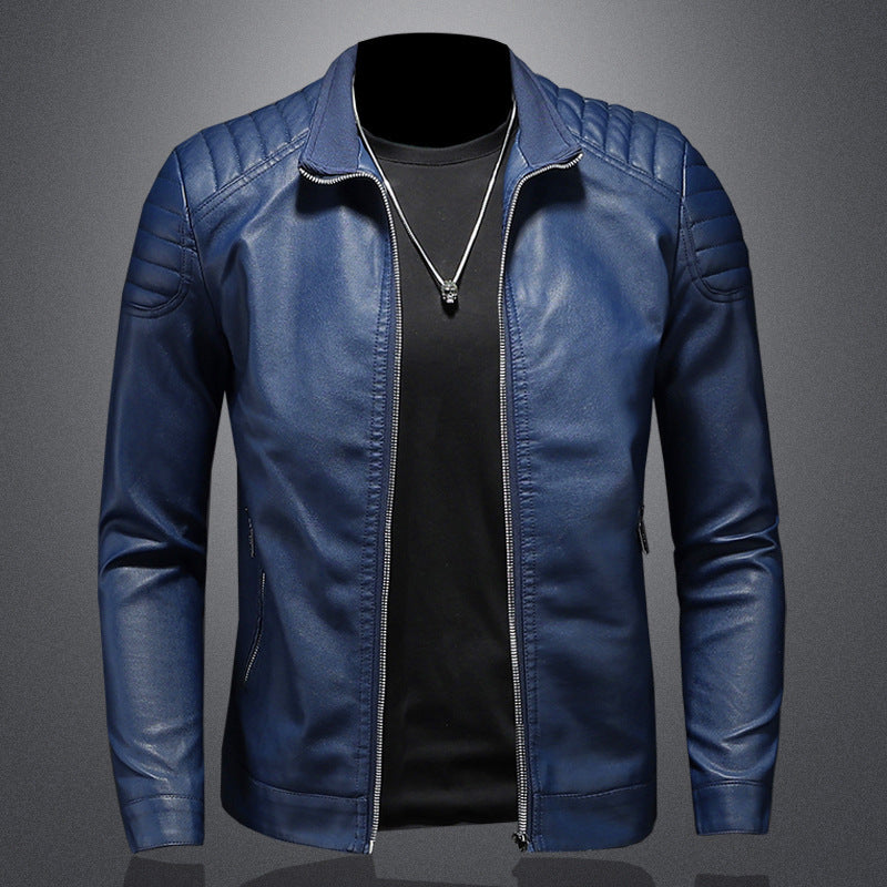 Men's Leather Motorcycle Jacket