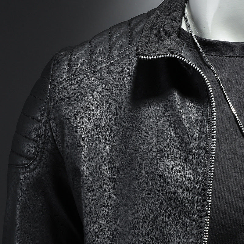 Men's Leather Motorcycle Jacket