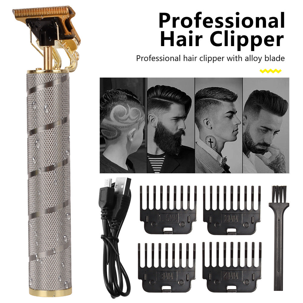 Mens Hair Clipper Set With Oil