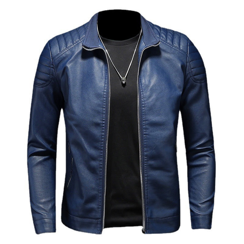 Men's Leather Motorcycle Jacket