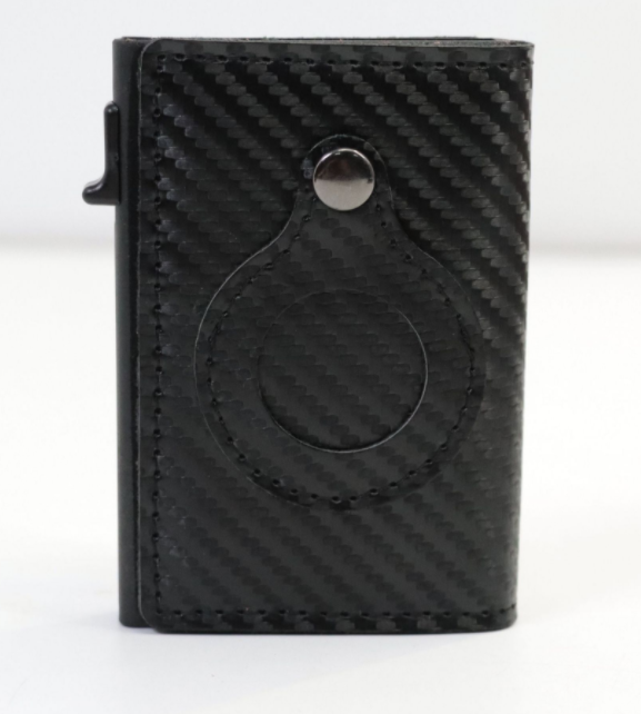 Mens AirTag Anti Theft Card Holder Wallet